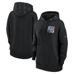 New Orleans Saints Nike Women's 2023 NFL Crucial Catch Club Pullover Hoodie