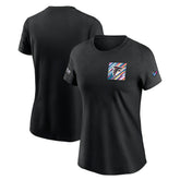 Atlanta Falcons Nike Women's Crucial Catch Sideline Tri-Blend T-Shirt