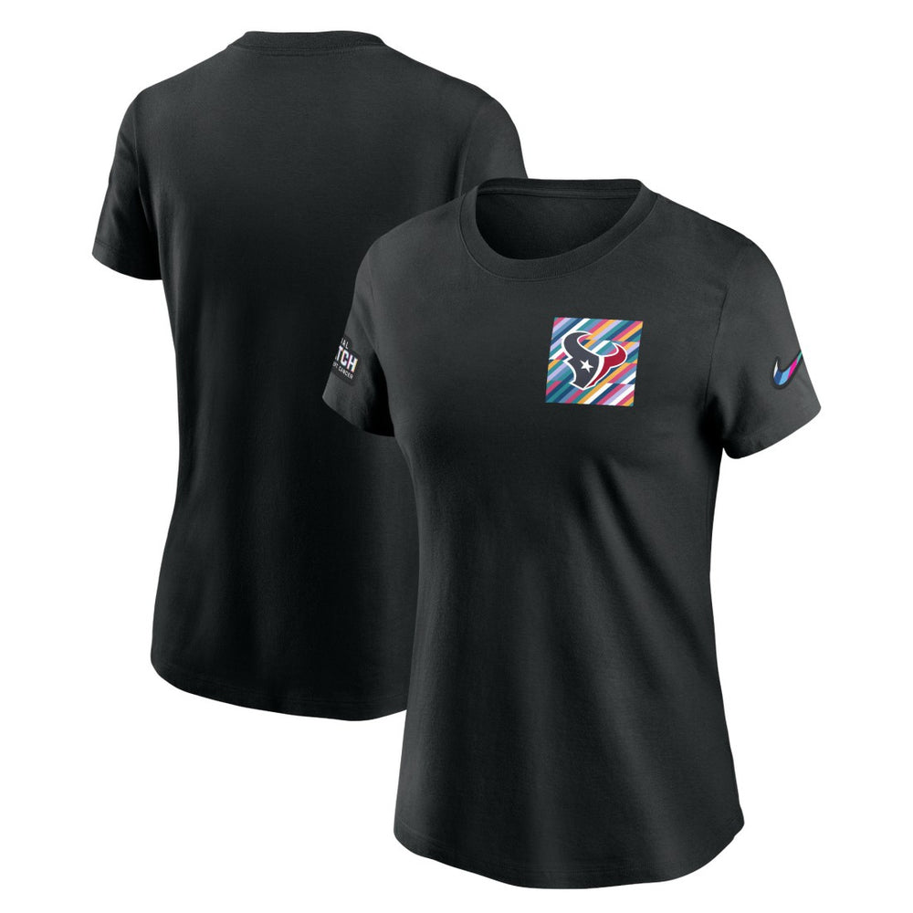 Houston Texans Nike Women's Crucial Catch Sideline Tri-Blend T-Shirt