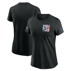 Houston Texans Nike Women's Crucial Catch Sideline Tri-Blend T-Shirt