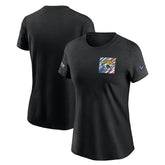 Jacksonville Jaguars Nike Women's Crucial Catch Sideline Tri-Blend T-Shirt