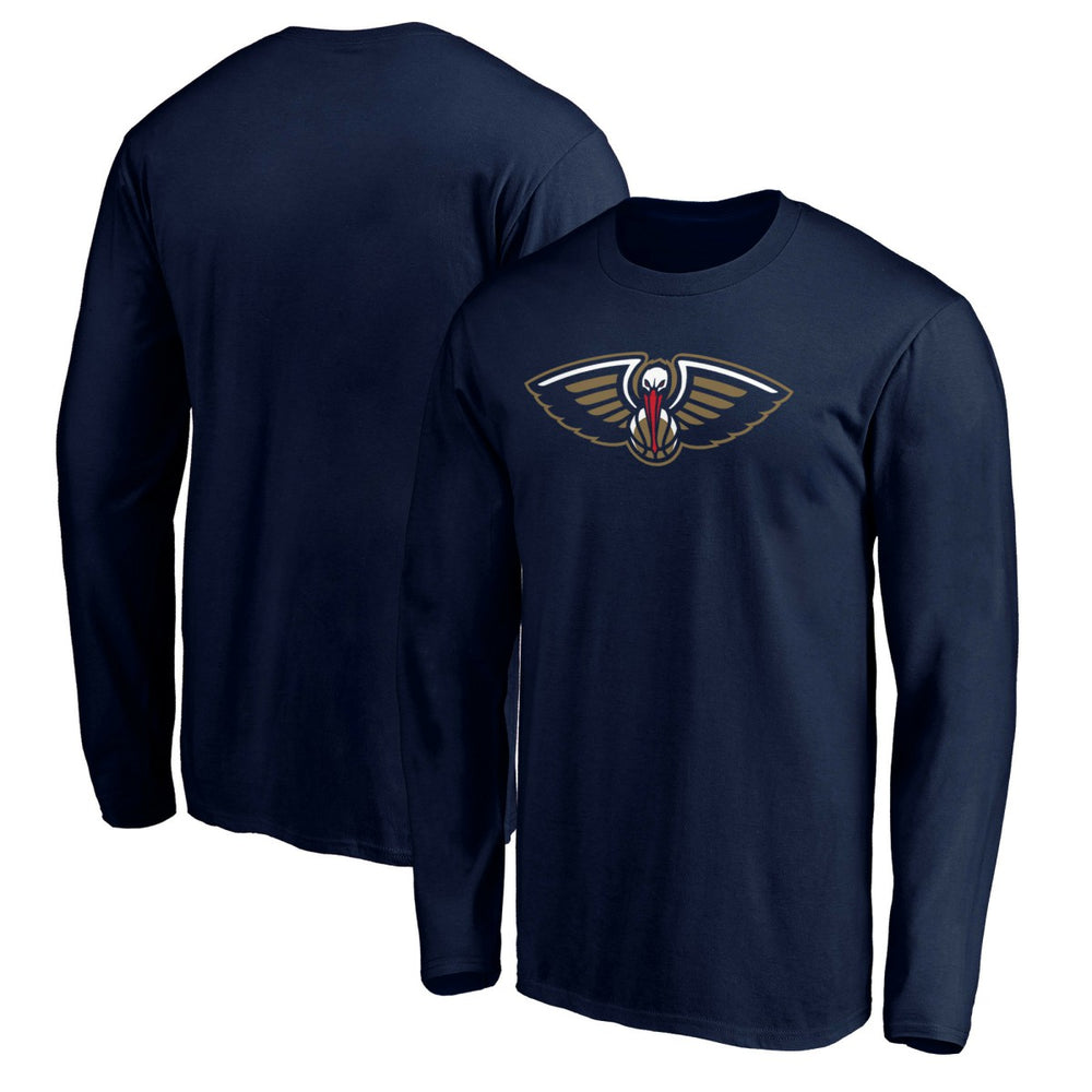 New Orleans Pelicans Primary Team Logo Long Sleeve T-Shirt For Sale