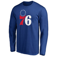 Philadelphia 76ers Primary Team Logo Long Sleeve T-Shirt On Sale