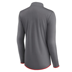 New England Patriots Women's Adult Corner Long Sleeve 1/4 Zip Top