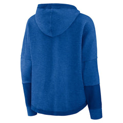 Los Angeles Rams Fanatics Women's Lightewight Modest Crop Lounge Helmet Arch Pullover Hoodie