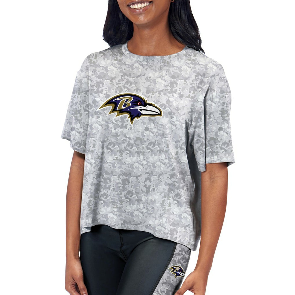 Baltimore Ravens Certo Women's Cropped Turnout T-Shirt