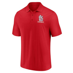 St. Louis Cardinals Fanatics Two-Pack Logo Lockup Polo Set | MLB Shop