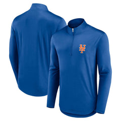 New York Mets Fanatics Quarterback Quarter-Zip Top | MLB Near me