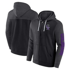Colorado Rockies Fanatics Offensive Line Up Lightweight Full-Zip Hoodie | MLB Sale
