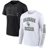 Colorado Rockies Fanatics Two-Pack Combo T-Shirt Set | MLB For sale