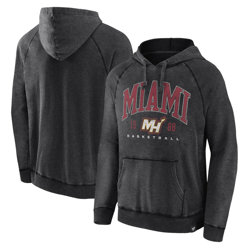 Miami Heat Foul Trouble Snow Wash Raglan Pullover Hoodie Discount