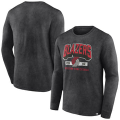 Portland Trail Blazers Front Court Press Snow Wash Long Sleeve T-Shirt Discount
