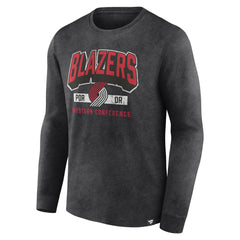Portland Trail Blazers Front Court Press Snow Wash Long Sleeve T-Shirt Discount
