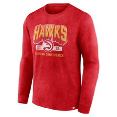 Atlanta Hawks Front Court Press Snow Wash Long Sleeve T-Shirt Discount
