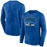 Dallas Mavericks Front Court Press Snow Wash Long Sleeve T-Shirt sale For Sale
