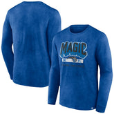 Orlando Magic Front Court Press Snow Wash Long Sleeve T-Shirt On Sale