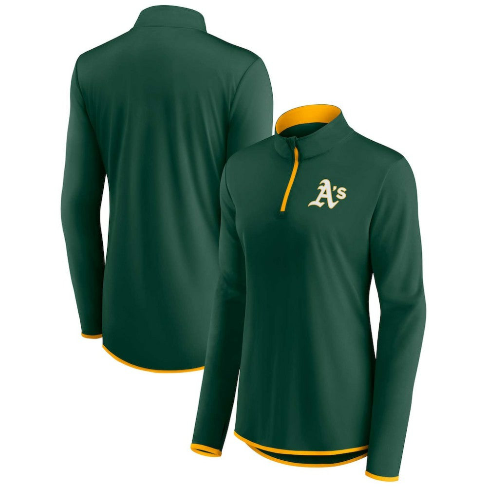Athletics Fanatics Women's Corner Quarter-Zip Top | MLB Sale