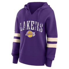 Los Angeles Lakers Women's Bold Move Dolman V-Neck High Hip Hoodie On Sale