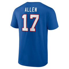 Buffalo Bills Josh Allen Icon Player Name & Number T-Shirt