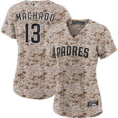 Manny Machado San Diego Padres Nike Women's USMC Alternate Replica Player Jersey | MLB US