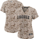San Diego Padres Women's USMC Alternate Replica Team Jersey - Camo