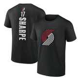 Shaedon Sharpe Portland Trail Blazers Playmaker Team Name & Number T-Shirt Online