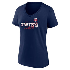 Minnesota Twins Women's Back In Business V-Neck T-Shirt | MLB Near me