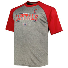 Alexander Ovechkin Washington Capitals Fanatics Big & Tall Captain Patch Contrast Raglan Name & Number T-Shirt Discount