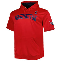 Alexander Ovechkin Washington Capitals Fanatics Big & Tall Captain Patch Name & Number Pullover Hoodie For Sale