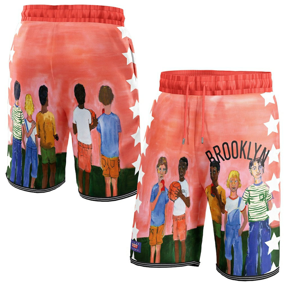 Brooklyn Nets NBA & KidSuper Studios Unisex Hometown Shorts Discount
