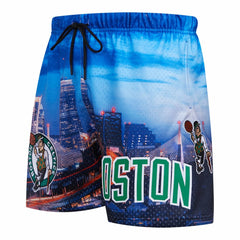Boston Celtics Pro Standard Cityscape Shorts online Discount