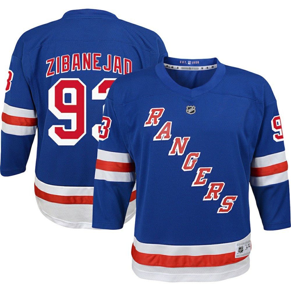 Mika Zibanejad New York Rangers Youth Home Replica Player Jersey Sale