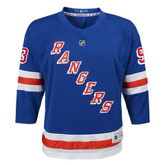 Mika Zibanejad New York Rangers Youth Home Replica Player Jersey Sale