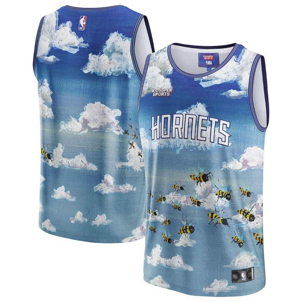 Charlotte Hornets NBA & KidSuper Studios Unisex Hometown Jersey On Sale