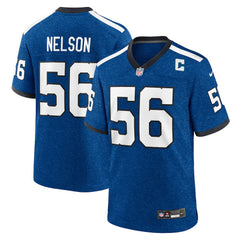 Indianapolis Colts Nike Quenton Nelson Indiana Nights Alternate Game Jersey
