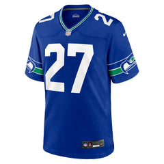 Seattle Seahawks Nike Tariq Woolen Throwback Player Game Jersey