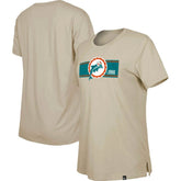 Miami Dolphins New Era Women's Third Down Historic T-Shirt
