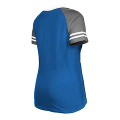 Indianapolis Colts New Era Women's Raglan Lace-Up T-Shirt