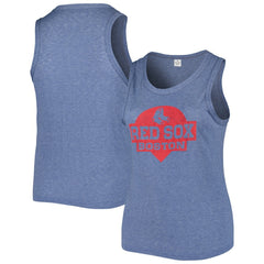 Boston Red Sox Soft as a Grape Women's Plus Size High Neck Tri-Blend Tank Top | MLB For sale