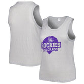 Colorado Rockies Soft as a Grape Women's Plus Size High Neck Tri-Blend Tank Top | MLB Outlet