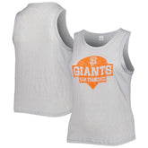 San Francisco Giants Soft as a Grape Women's Plus Size High Neck Tri-Blend Tank Top | MLB Shop