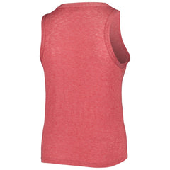 Washington Nationals Soft as a Grape Women's Plus Size High Neck Tri-Blend Tank Top | MLB New