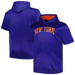New York Mets Profile Big & Tall Contrast Short Sleeve Pullover Hoodie | MLB Discount