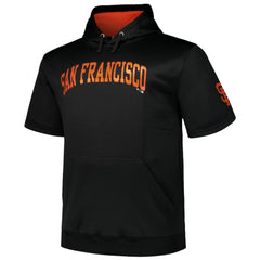San Francisco Giants Profile Big & Tall Contrast Short Sleeve Pullover Hoodie | MLB Shop