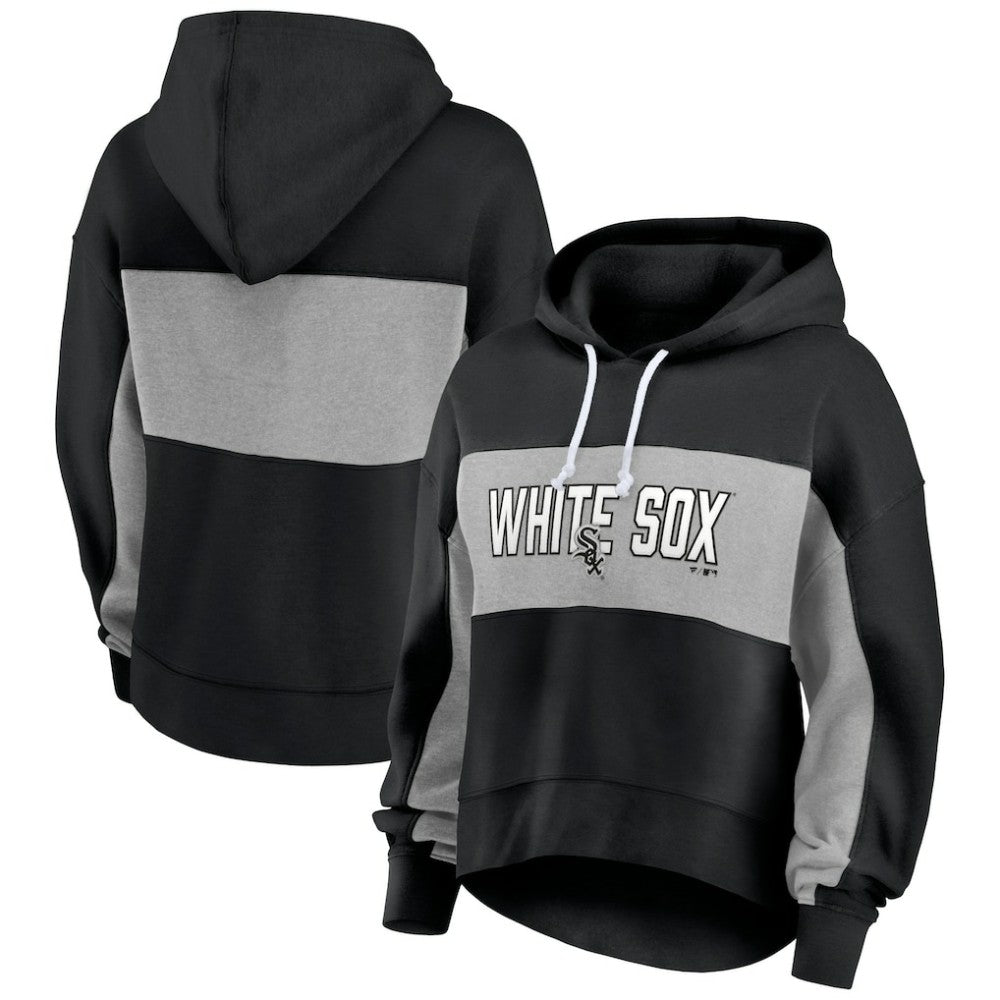 Chicago White Sox Fanatics Women's Filled Stat Sheet Pullover Hoodie | MLB On Sale