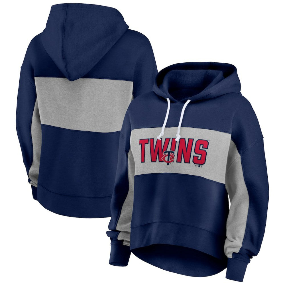 Minnesota Twins Fanatics Women's Filled Stat Sheet Pullover Hoodie | MLB Sale