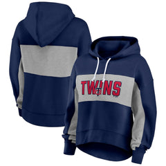 Minnesota Twins Fanatics Women's Filled Stat Sheet Pullover Hoodie | MLB Sale