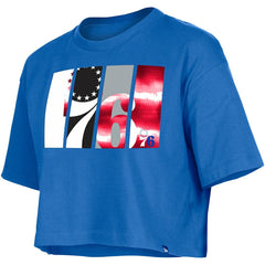 Philadelphia 76ers Women's Cropped T-Shirt Outlet