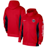 Washington Wizards 2023/24 Authentic Showtime Full-Zip Hoodie On Sale