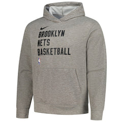 Brooklyn Nets Unisex 2023/24 Performance Spotlight On-Court Practice Pullover Hoodie New
